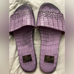Freebird purple slippers